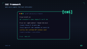 Read more about the article Building Cybersecurity AI Agents with CAI: The Open-Source Framework Powering Bug Bounties and CTFs