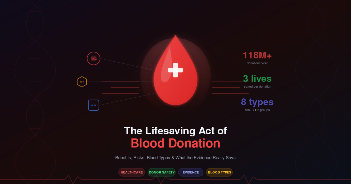 You are currently viewing The Lifesaving Act of Blood Donation: Benefits, Risks & Evidence