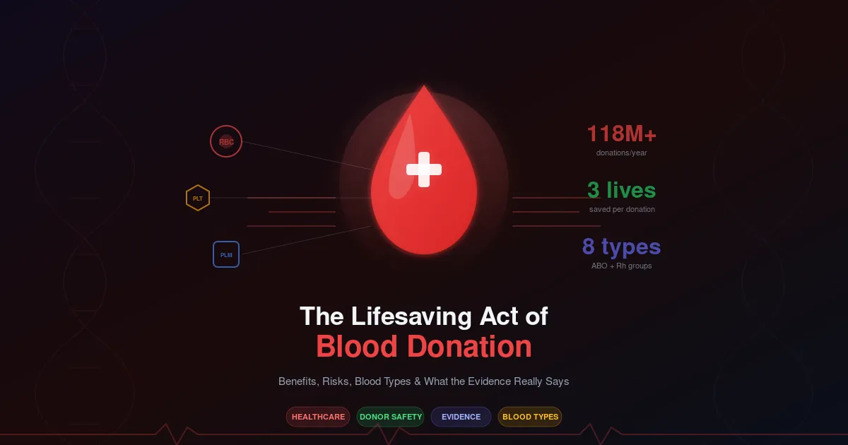 You are currently viewing Blood Donation: Benefits, Risks, and Evidence