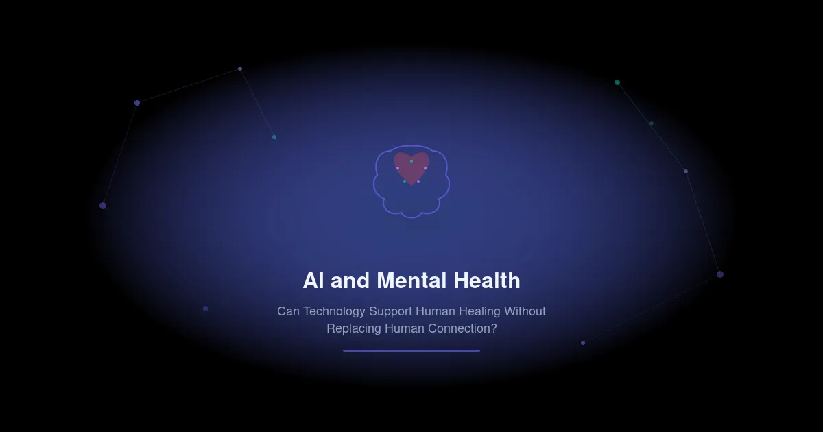 Read more about the article AI and Mental Health: Technology Meets Human Healing