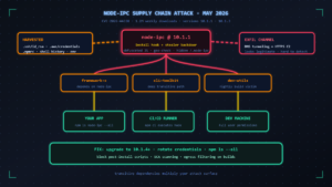 Read more about the article Node-IPC Supply Chain Attack: When Your npm Dependencies Turn Hostile (2026)
