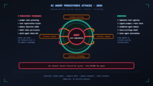 Read more about the article AI Agent Persistence Attacks: How Compromised Systems Stay Hidden in 2026