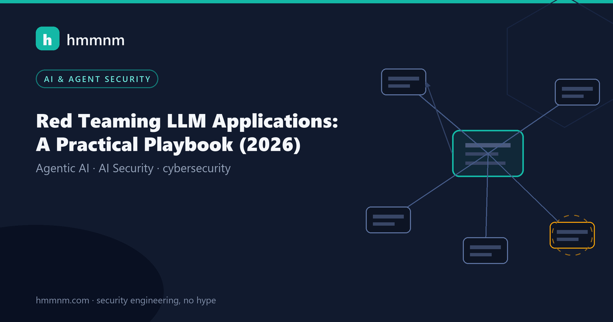 Read more about the article Red Teaming LLM Applications: A Practical Playbook (2026)