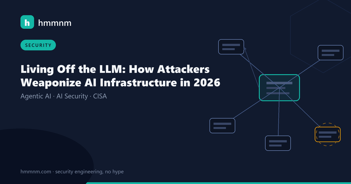Read more about the article Living Off the LLM: How Attackers Weaponize AI Infrastructure in 2026