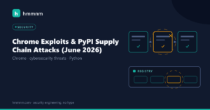 Read more about the article Chrome Exploits & PyPI Supply Chain Attacks (June 2026)