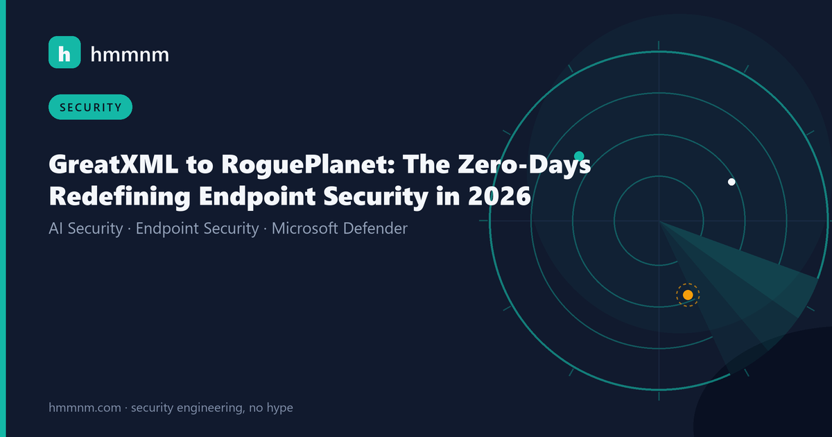Read more about the article GreatXML to RoguePlanet: The Zero-Days Redefining Endpoint Security in 2026