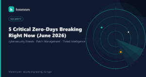 Read more about the article 5 Critical Zero-Days Breaking Right Now (June 2026)