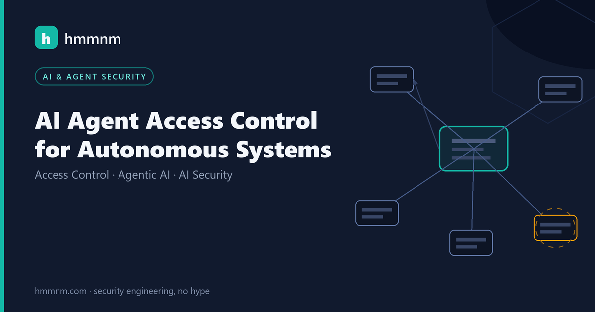Read more about the article AI Agent Access Control for Autonomous Systems