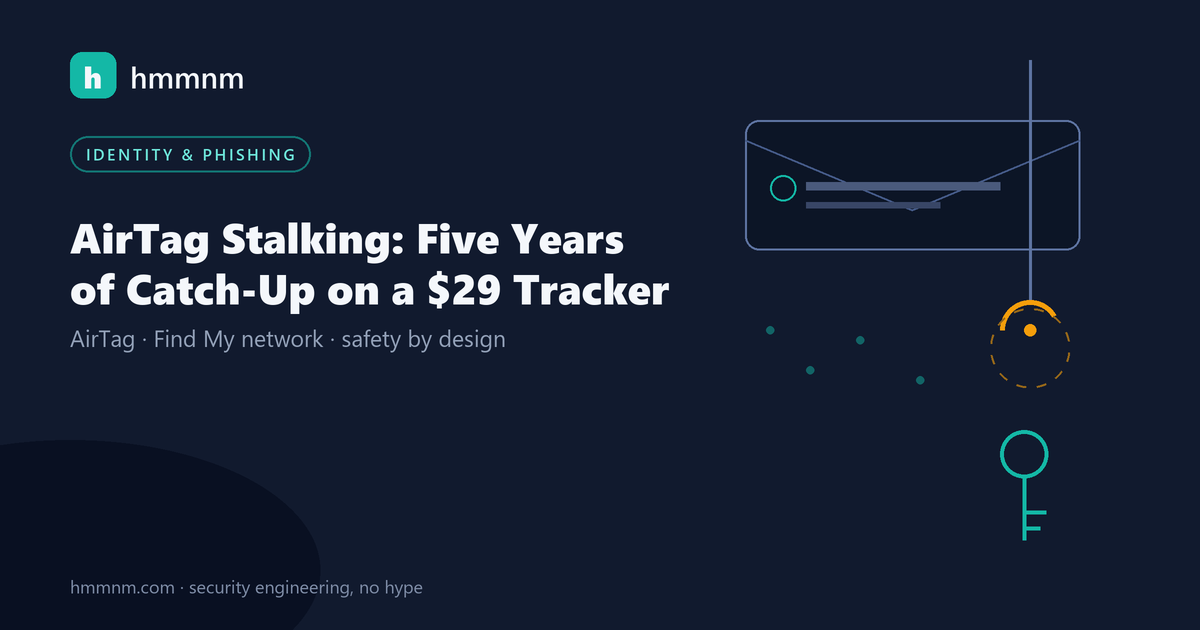 Read more about the article AirTag Stalking: Five Years of Catch-Up on a $29 Tracker