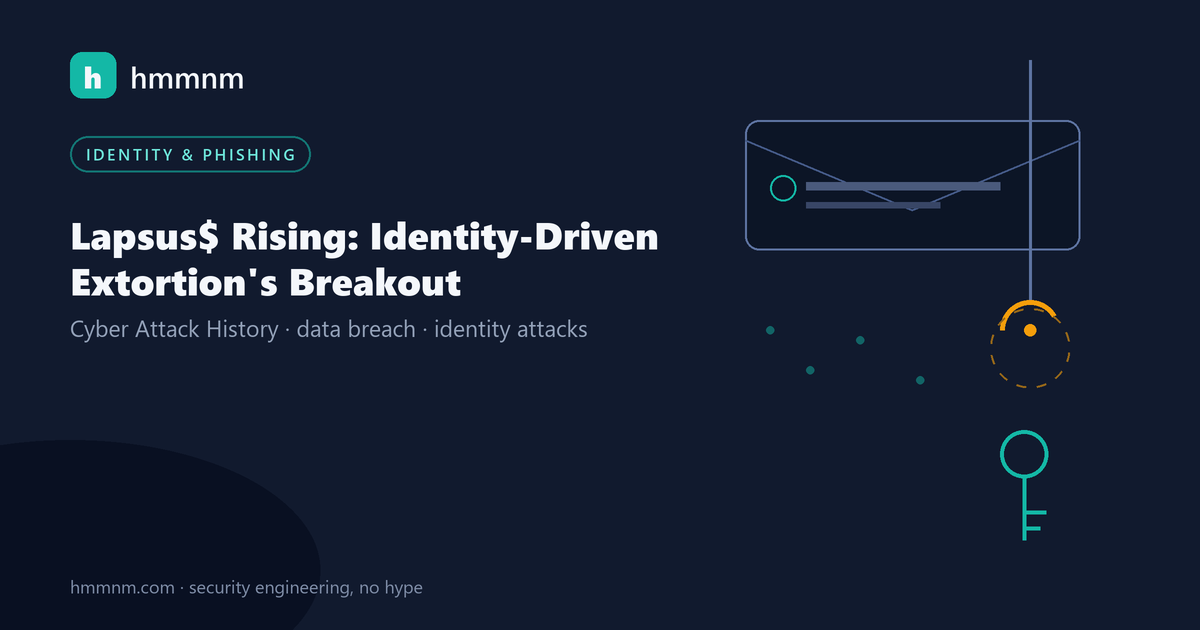 Read more about the article Lapsus$ Rising: Identity-Driven Extortion’s Breakout