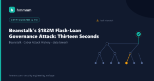 Read more about the article Beanstalk’s $182M Flash-Loan Governance Attack: Thirteen Seconds
