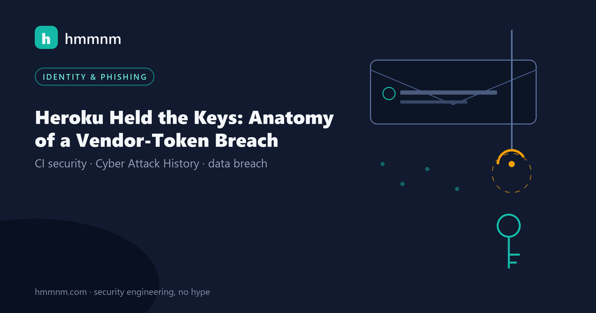 Read more about the article Heroku Held the Keys: Anatomy of a Vendor-Token Breach