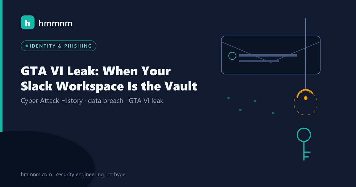 Read more about the article GTA VI Leak: When Your Slack Workspace Is the Vault