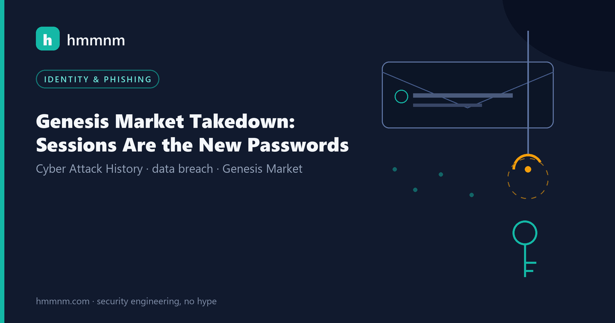 Read more about the article Genesis Market Takedown: Sessions Are the New Passwords