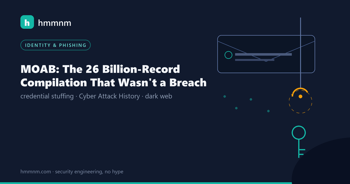 Read more about the article MOAB: The 26 Billion-Record Compilation That Wasn’t a Breach
