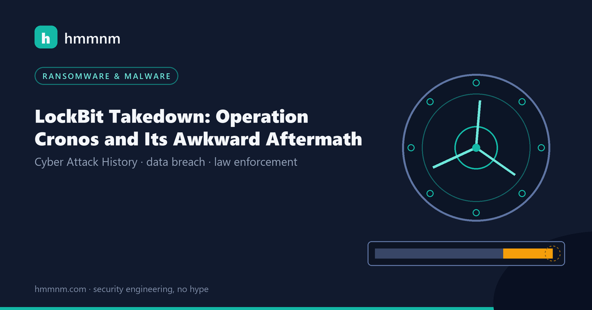 Read more about the article LockBit Takedown: Operation Cronos and Its Awkward Aftermath