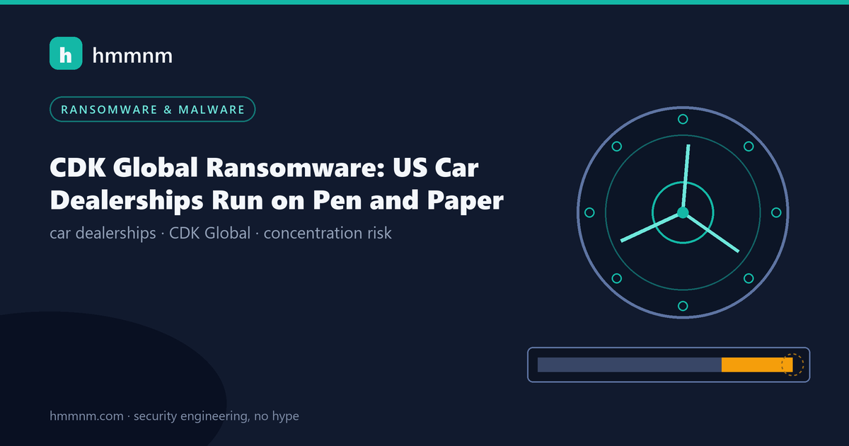 Read more about the article CDK Global Ransomware: US Car Dealerships Run on Pen and Paper