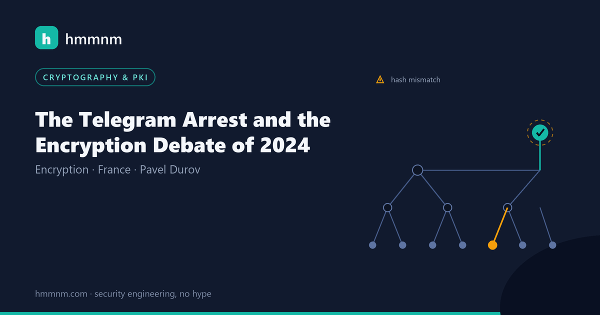 Read more about the article The Telegram Arrest and the Encryption Debate of 2024