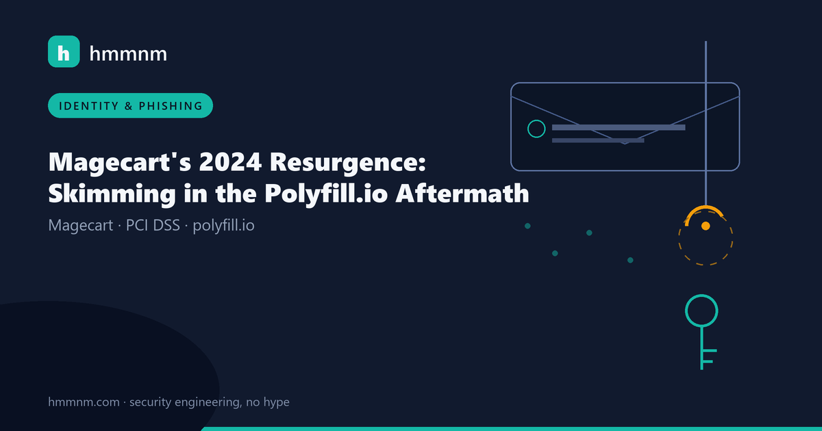 Read more about the article Magecart’s 2024 Resurgence: Skimming in the Polyfill.io Aftermath