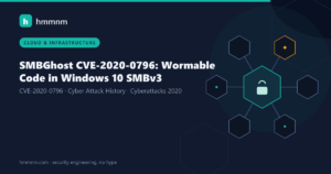 Read more about the article SMBGhost CVE-2020-0796: Wormable Code in Windows 10 SMBv3