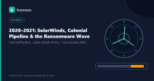 Read more about the article 2020–2021: SolarWinds, Colonial Pipeline & the Ransomware Wave