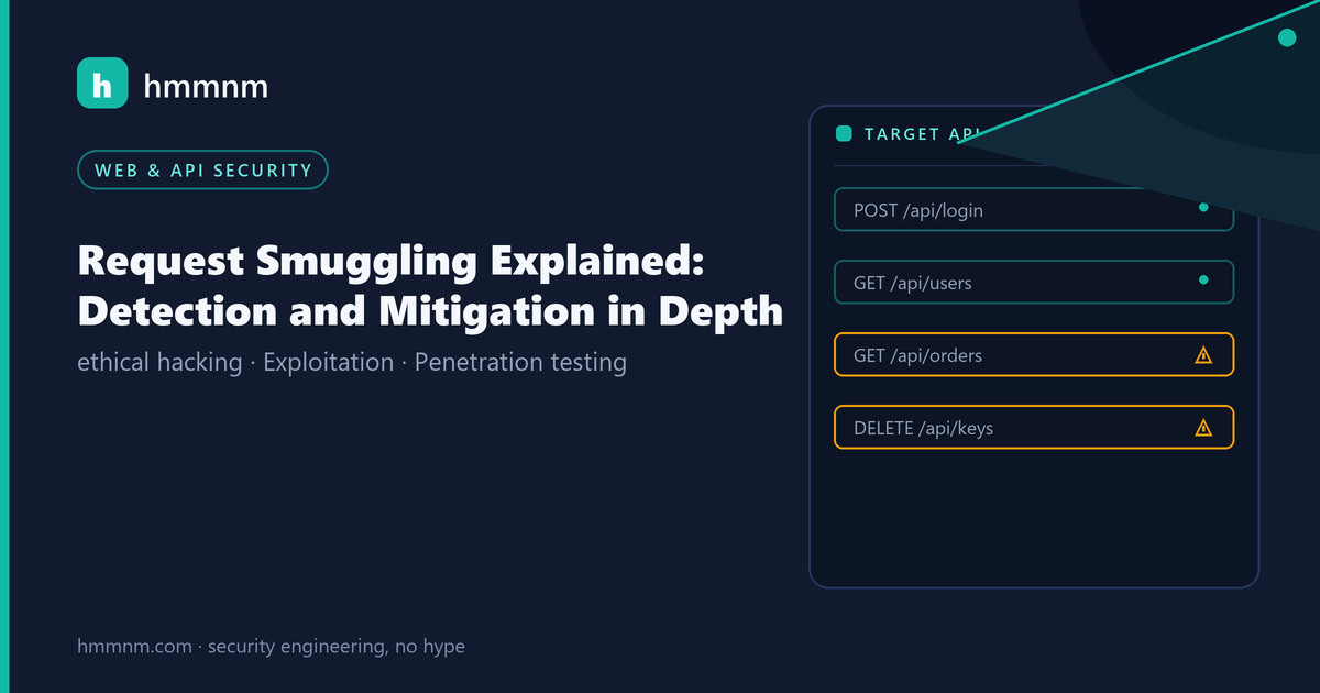 Read more about the article Request Smuggling Explained: Detection and Mitigation in Depth