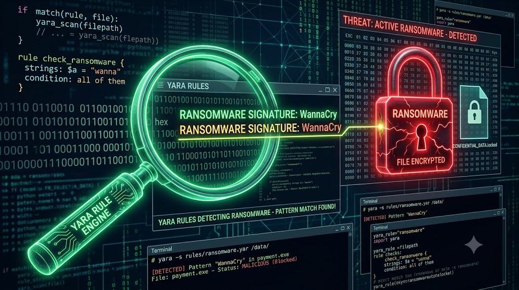 Write YARA Rules That Catch Ransomware Families: A Detection Lab with yara-python